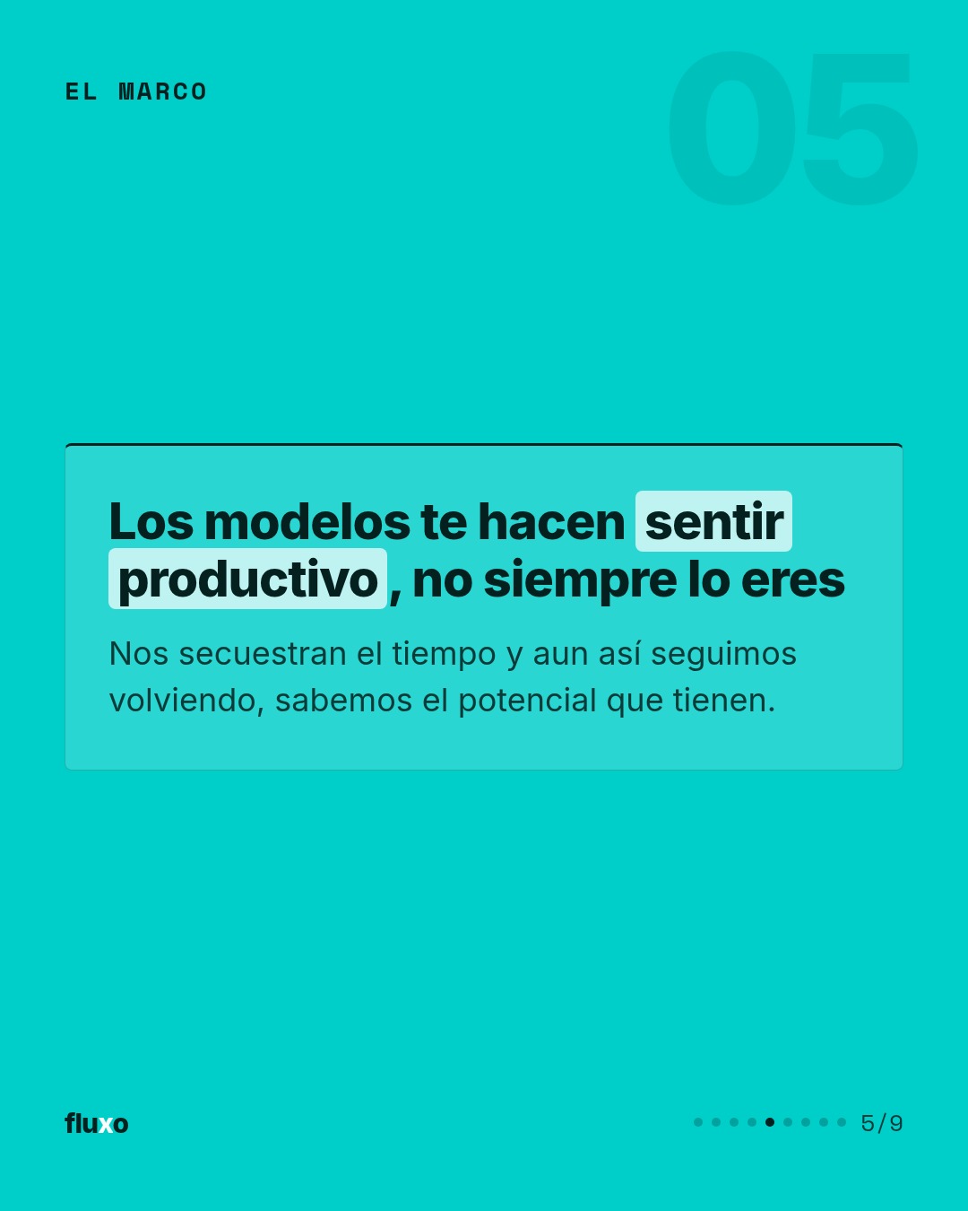 Los modelos te hacen sentir productivo, no siempre lo eres